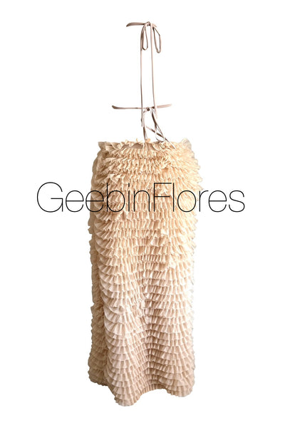 Beige Ruffle Reilly Set