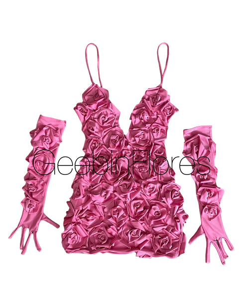 Pink Rose Dress